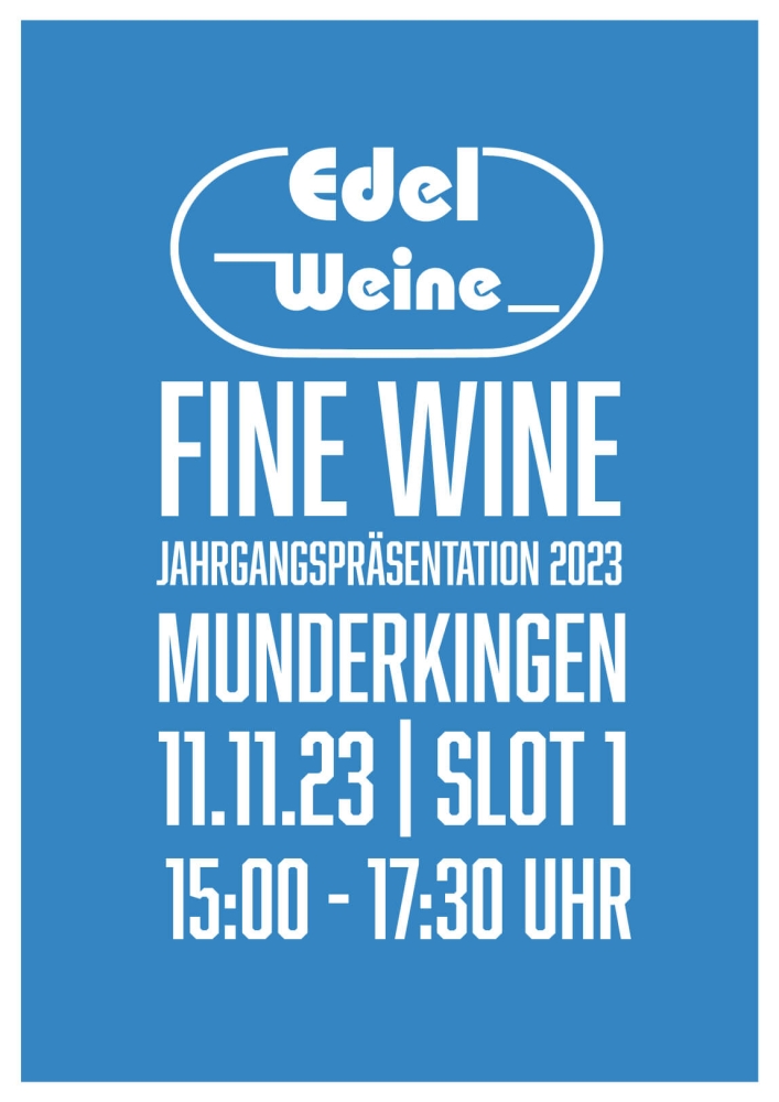 TICKET Fine Wine MUNDERKINGEN, 11.11.23 | 15:00-17:30 Uhr