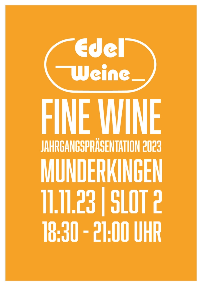 TICKET Fine Wine MUNDERKINGEN, 11.11.23 | 18:30-21:00 Uhr