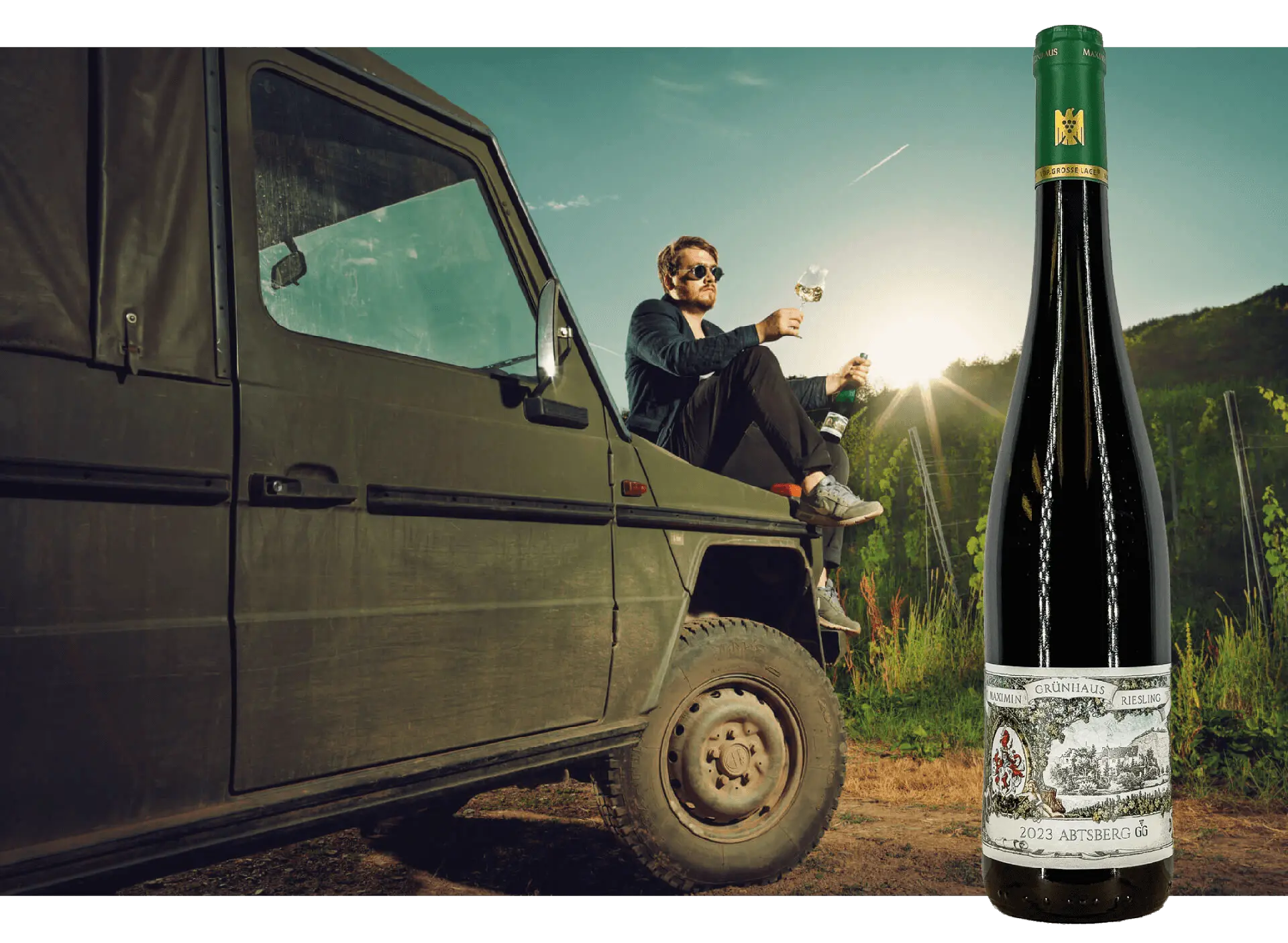 Philipps kurzzeitige Modellkarriere für die Website des Weinguts. Philipps kurzzeitige Modellkarriere für die Website des Weinguts.