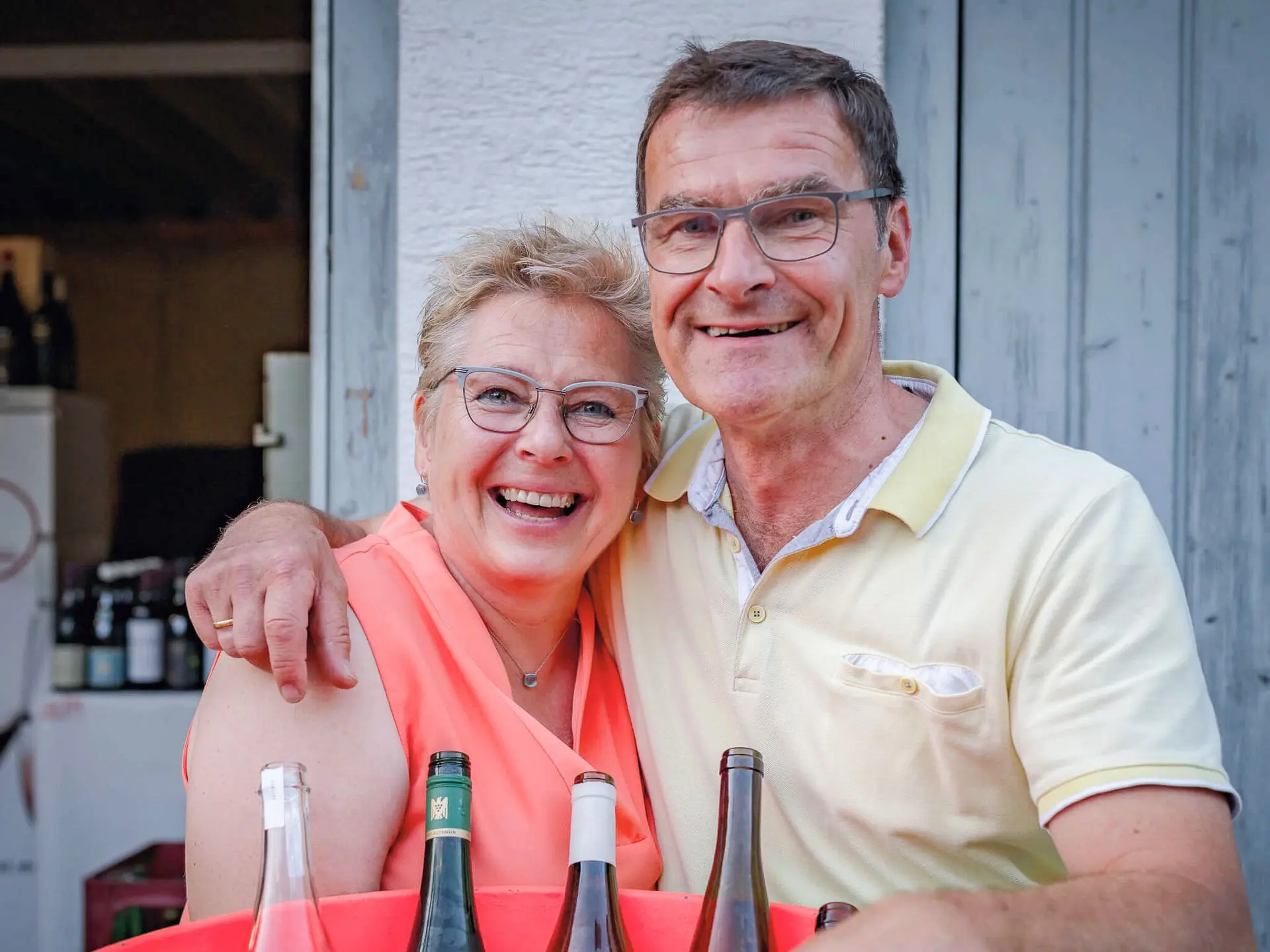 Sabine und Otto bei unserem Weinfest Wine Meets Music.