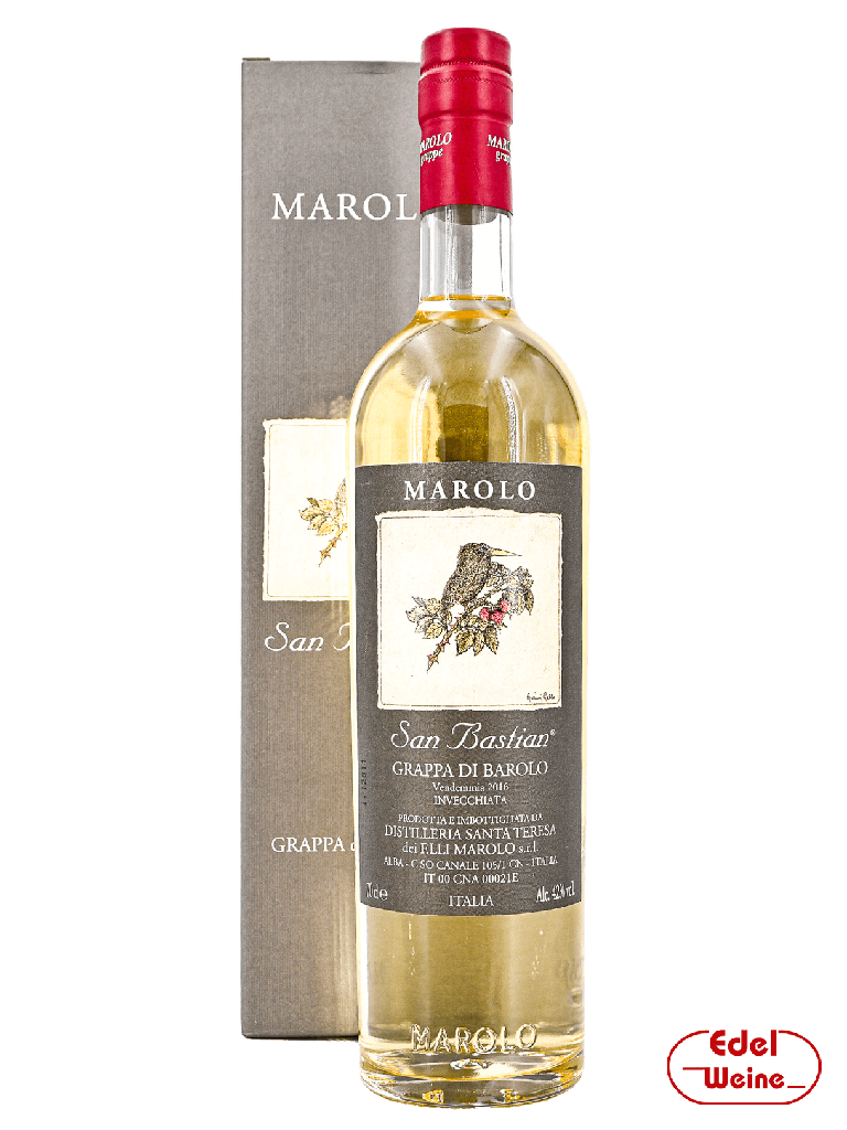 Grappa di Barolo "San Bastian" Vendemmia 2016, MAROLO 0,7l