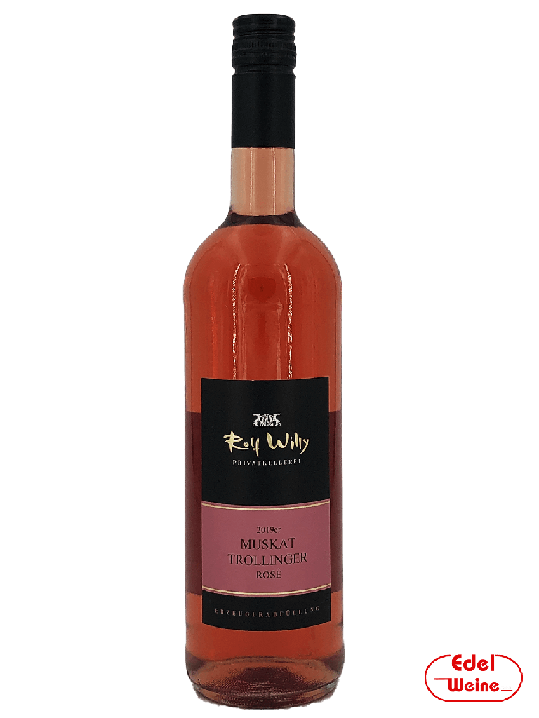Muskattrollinger Rosé lieblich 2023, Rolf Willy 0,75l