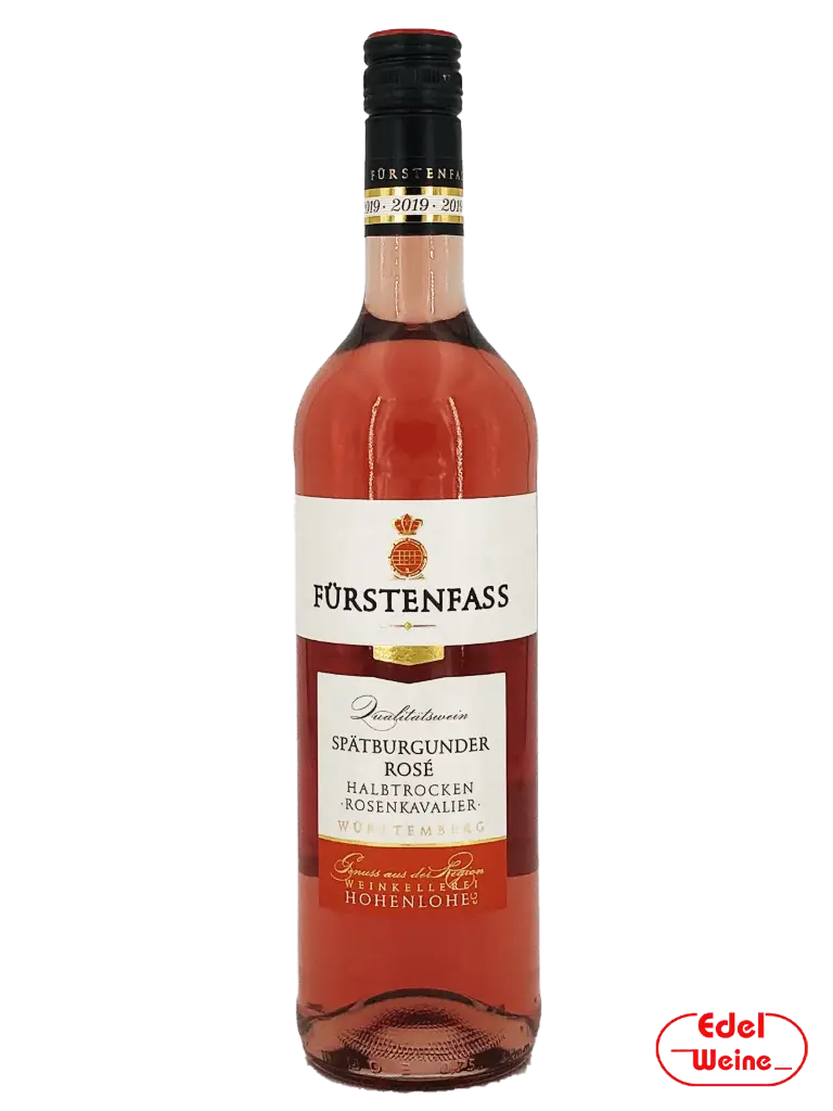 Spätburgunder Rosé  "Rosenkavalier" halbtrocken 2023, Fürstenfass 0,75