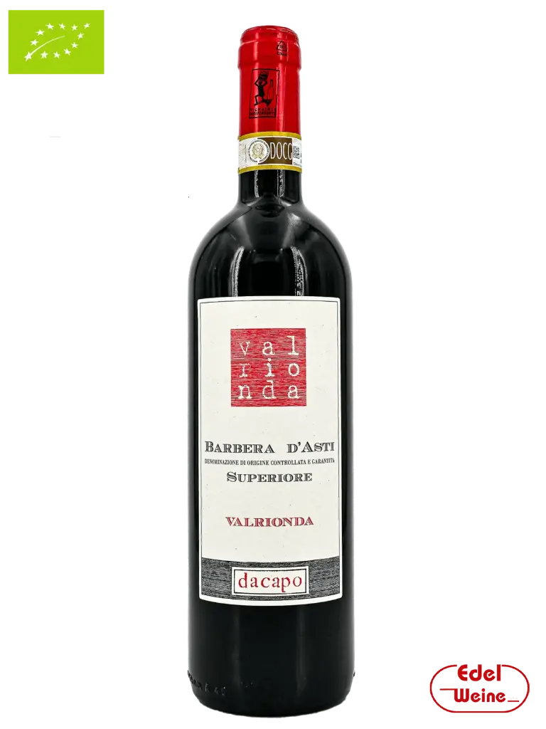 Barbera d'Asti Superiore "VALRIONDA" DOCG 2021, DaCapo 0,75l (BIO)