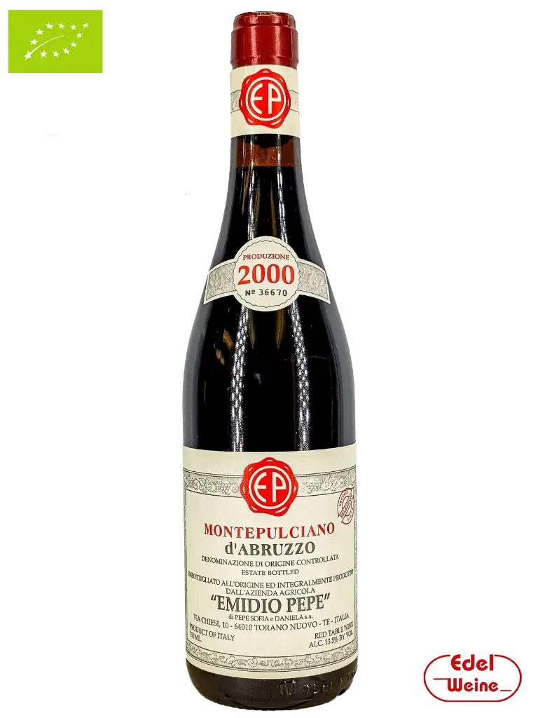 Montepulciano d'Abruzzo "Selezione Vecchie Viti" DOC 2000, Emidio Pepe 0,75l (BIO)