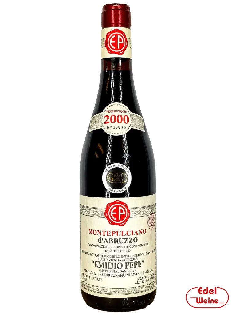 Montepulciano d'Abruzzo "Selezione Vecchie Viti" DOC 2000, Emidio Pepe 0,75l (BIO)