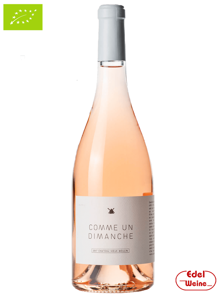 Comme un Dimanche Rosé Vin de France 2024, Château Vieux Moulin 0,75l (BIO)