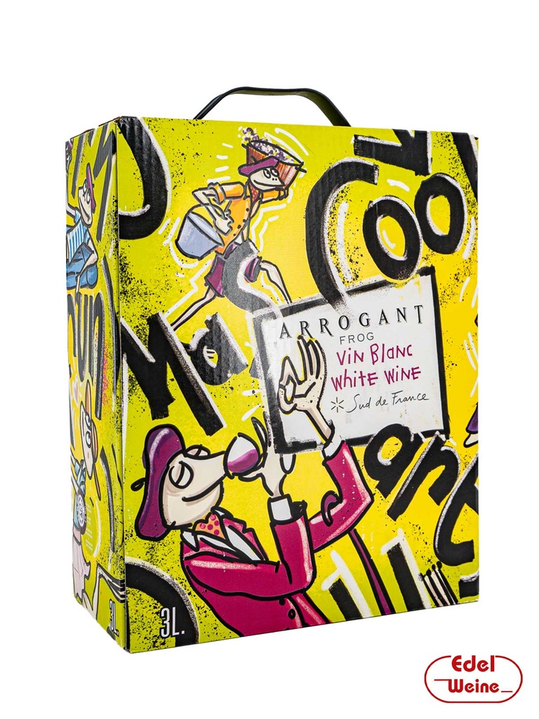 3L Bag in Box blanc Arrogant Frog IGP Pays d'Oc 2022, Paul Mas