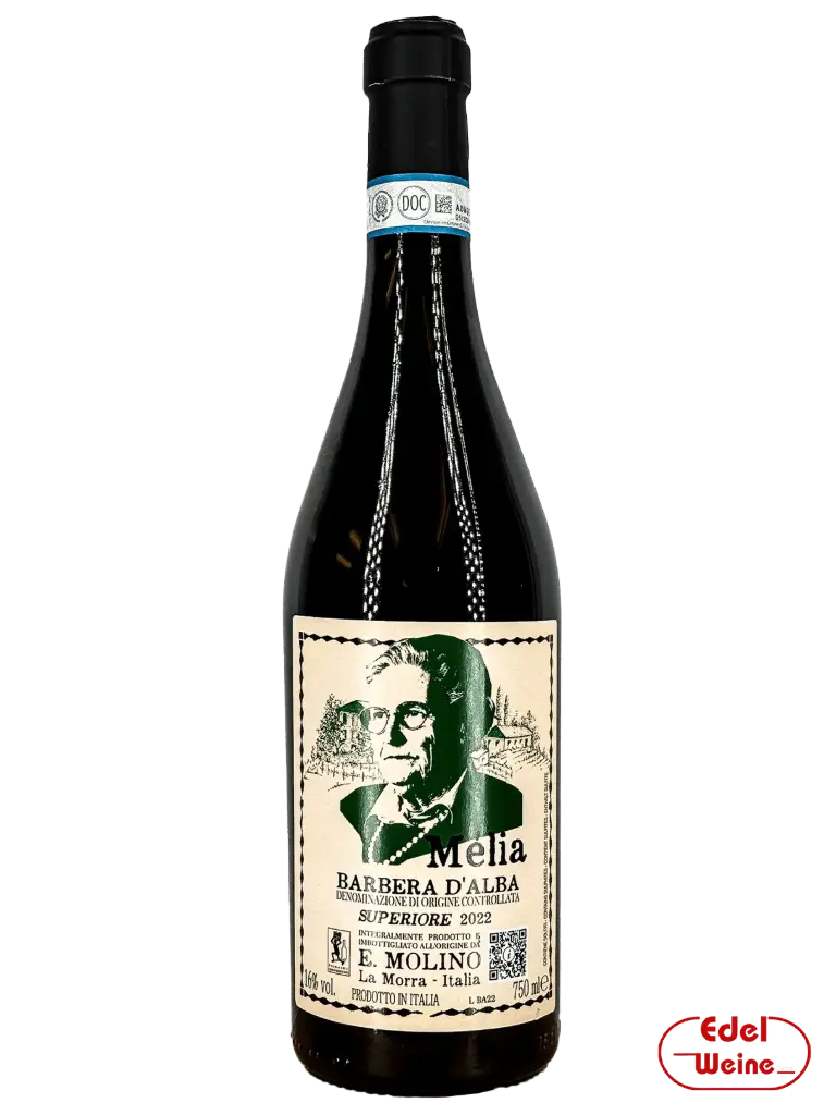 Barbera d'Alba Superiore "MELIA" DOC 2022, E. Molino 0,75l