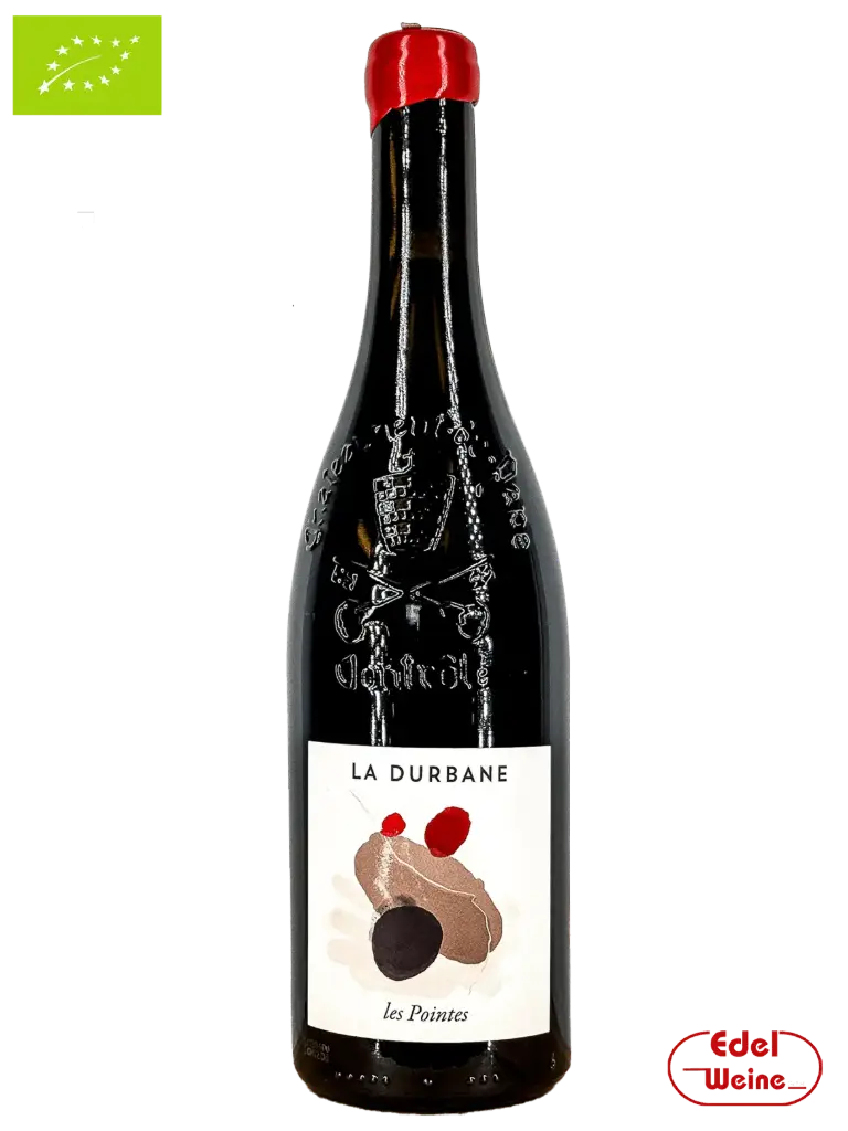 Châteauneuf du Pape "Les Pointes" rouge AOC 2023, La Durbane 0,75l (BIO)