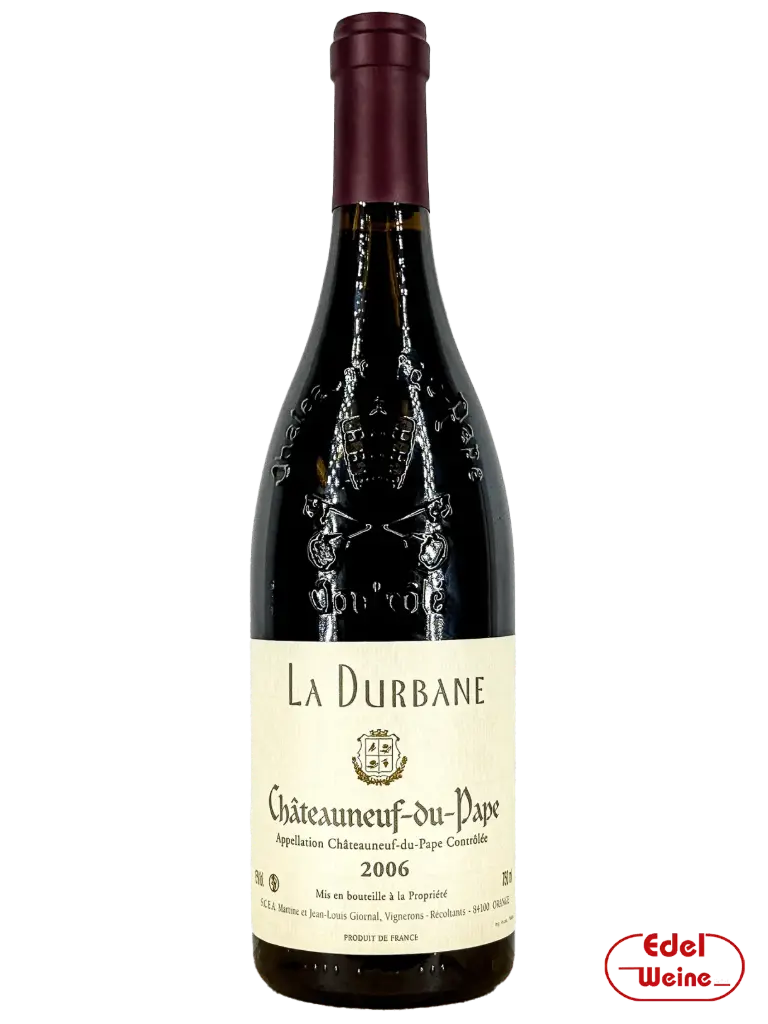 Châteauneuf du Pape rouge AOC 2006, La Durbane 0,75l