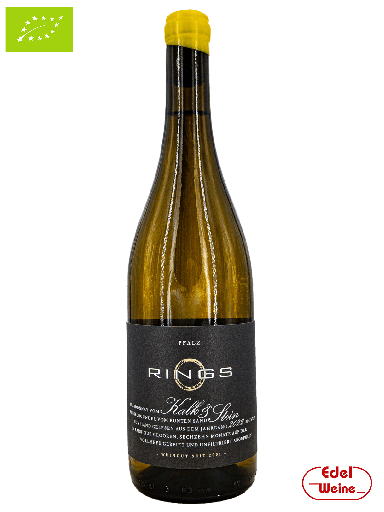 Chardonnay "Kalk & Stein" trocken 2023, Rings 0,75l (BIO) 