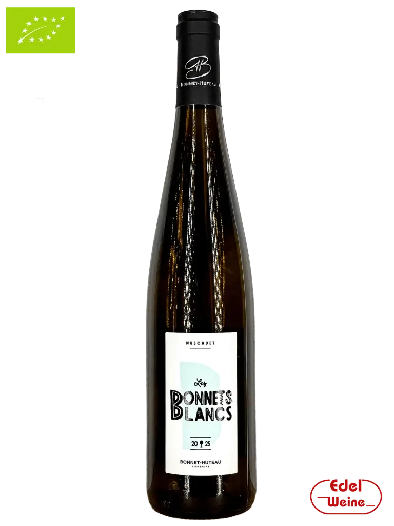 Les Bonnets blancs Muscadet Sèvre et Maine sur Lie AOP 2025, Bonnet Huteau 0,75l (BIO)