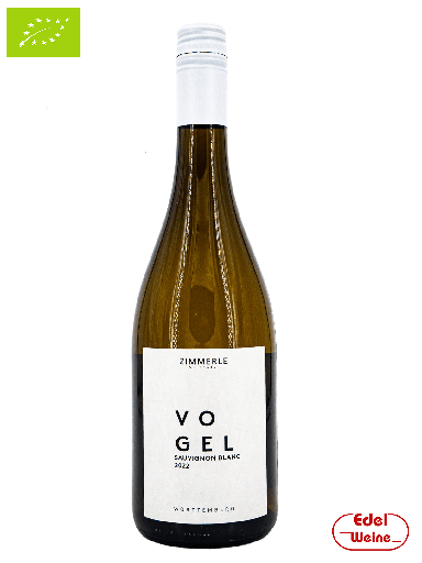 Sauvignon Blanc "VOGEL" trocken 2022, Zimmerle 0,75l (BIO)