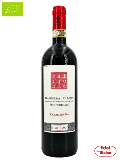 Barbera d'Asti Superiore "VALRIONDA" DOCG 2021, DaCapo 0,75l (BIO)