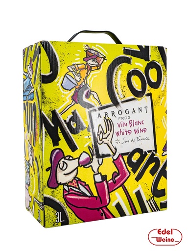 [534577] 3L Bag in Box blanc Arrogant Frog IGP Pays d'Oc 2022, Paul Mas