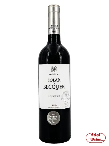 Crianza "Solar de Becquer" Rioja DOCa 2016, Bodegas Escudero 1,5l MAGNUM