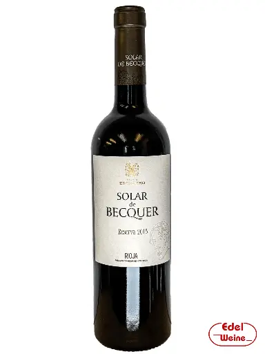 Reserva "Solar de Becquer" Rioja DOCa 2015, Bodegas Escudero 0,75l