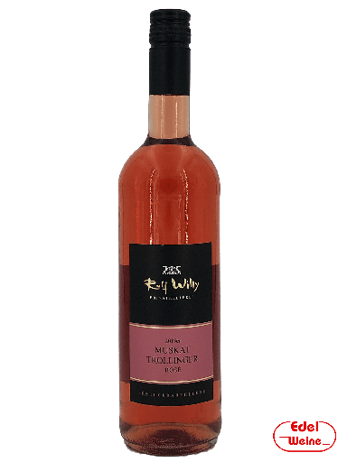 Muskattrollinger Rosé lieblich 2024, Rolf Willy 0,75l