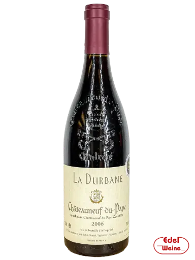 Châteauneuf du Pape rouge AOC 2006, La Durbane 0,75l