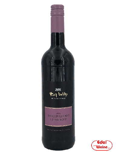 Trollinger mit Lemberger halbtrocken 2024, Rolf Willy 0,75l  